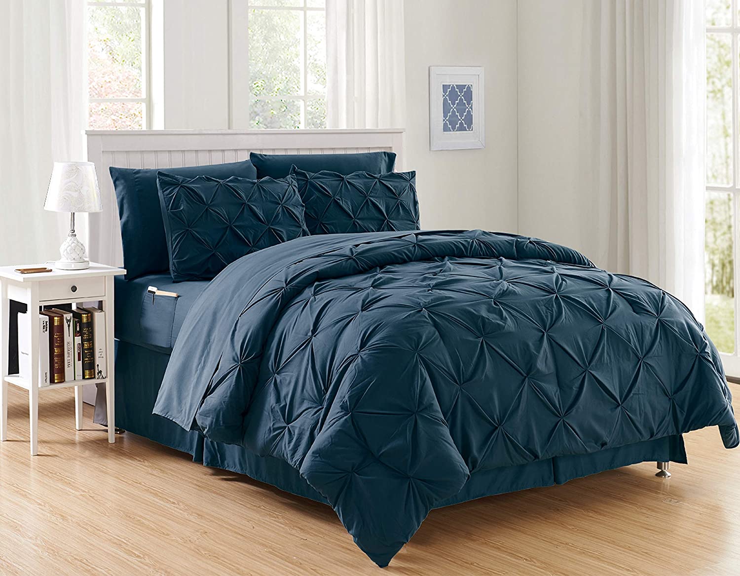 Elegant Comfort Bed-In-A-Bag King Comforter Set, 8-Piece