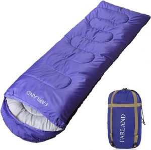 FARLAND Waterproof Compression Sack Sleeping Bag For Adults