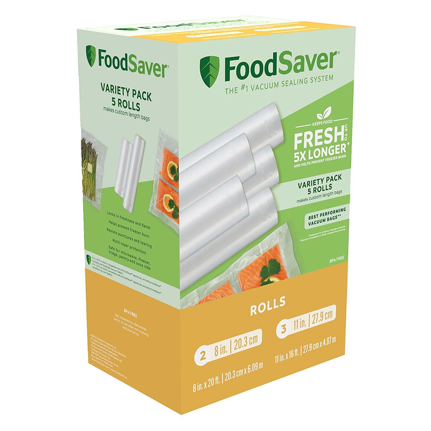 FoodSaver BPA-Free Vacuum Seal Rolls Multipack