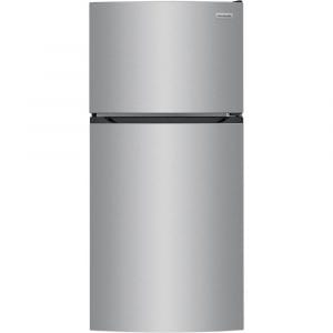 Frigidaire 13.9 Cubic Feet Top Freezer Refrigerator, Brushed Steel