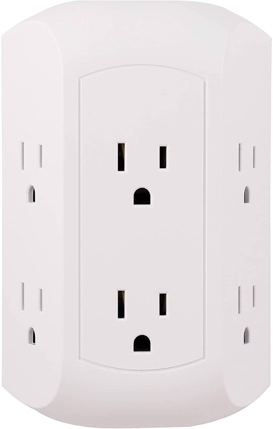 GE Pro 6-Outlet In-Wall Surge Protector Adapter