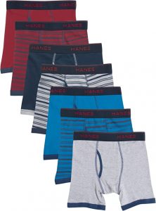 Hanes Breathable Boys’ Cotton Brief Underwear, 7-Pack