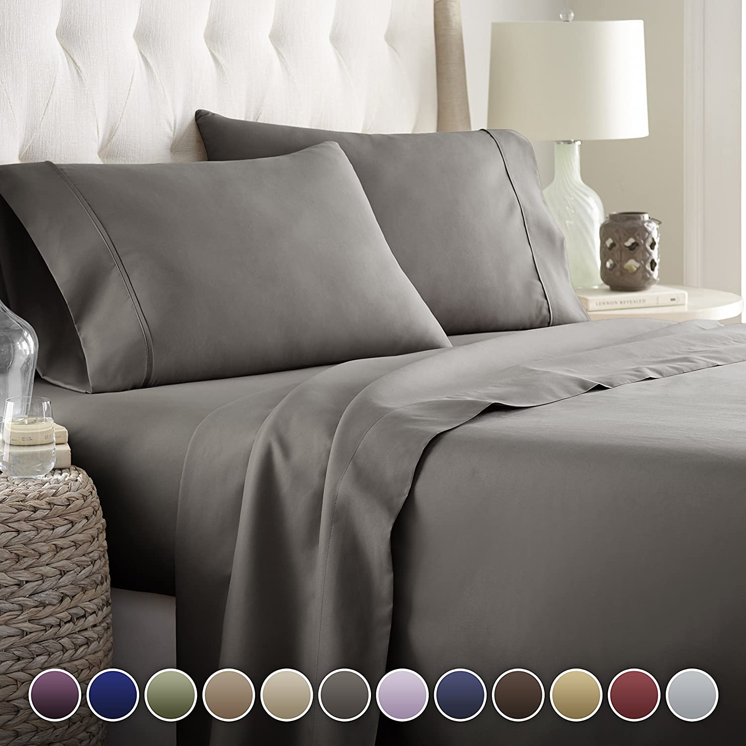 特価商品 STELLA STORE  店Pure Parima Luxury 100% CEA Certified Egyptian  Cotton Sheet Bed Set Extra