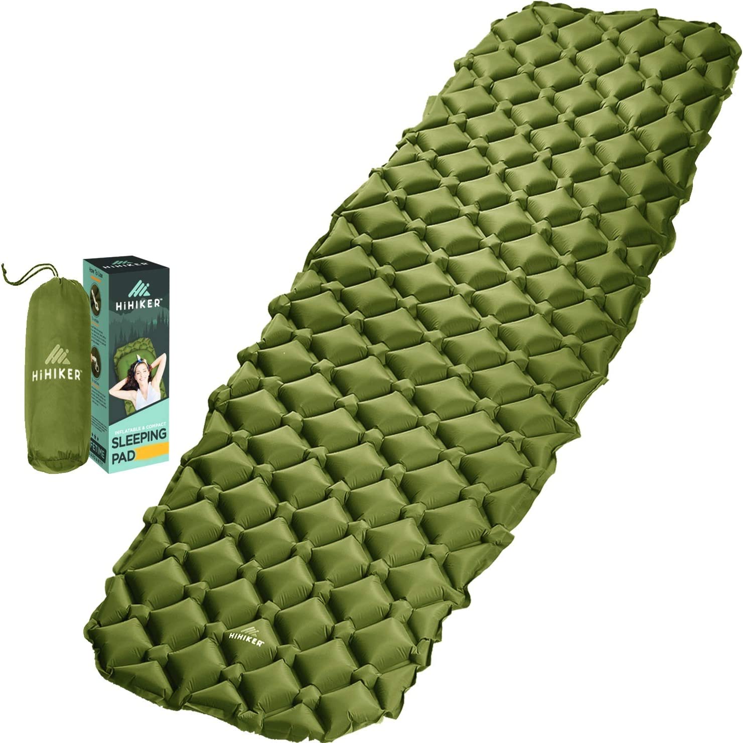 HiHiker Inflatable Sleeping Pad & Travel Pillow