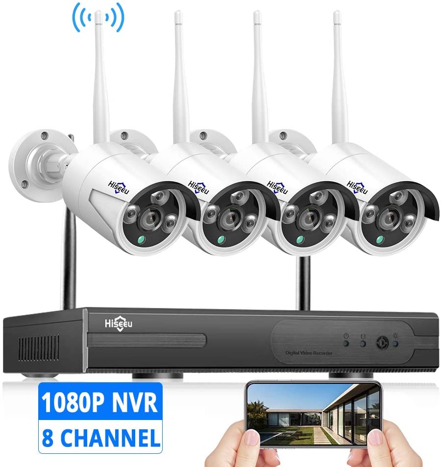 Hiseeu 1080P Wireless Security Camera System