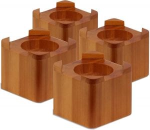 Honey-Can-Do Additional Height Bed Risers, 4-Pack