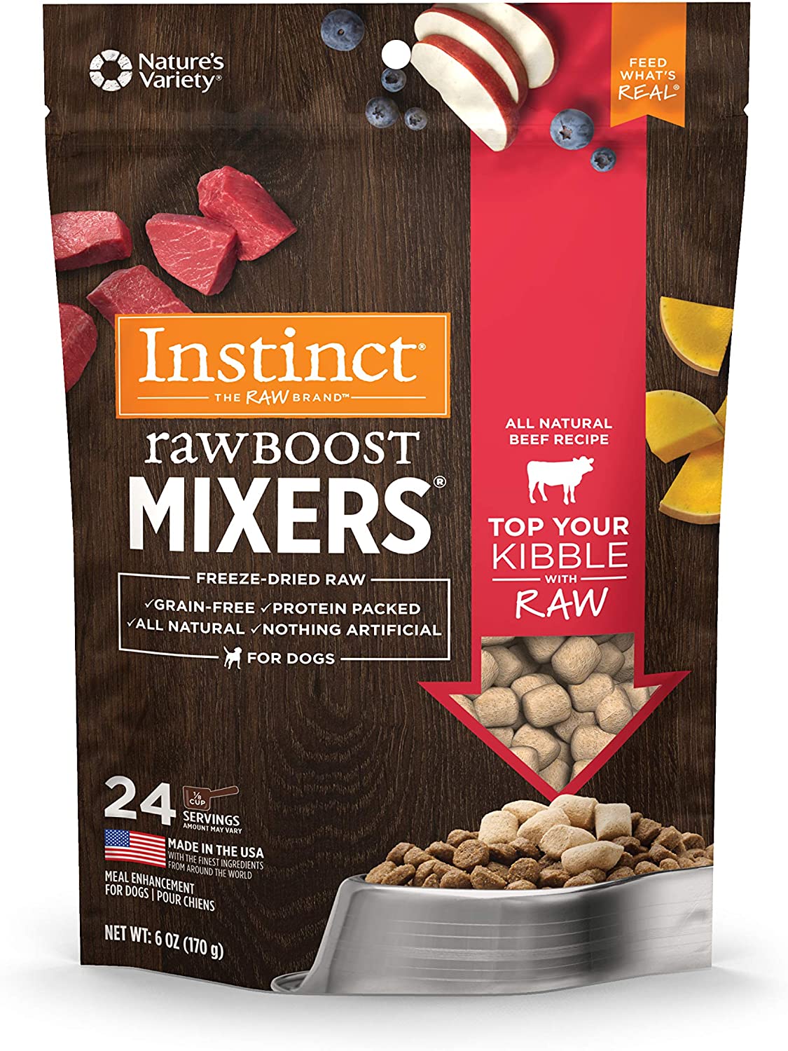 Instinct All Stages Protein Packed Freeze Dried Dog Food Topper
