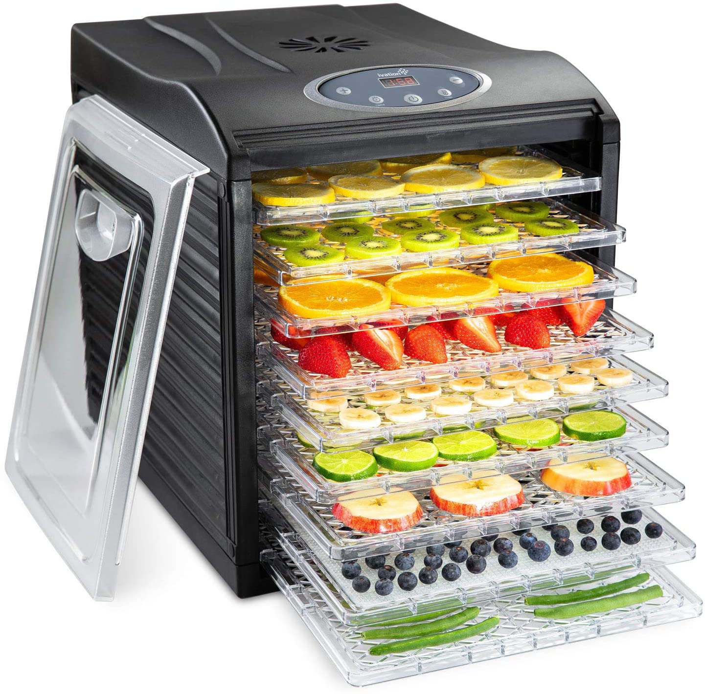 Ivation Countertop Digital Food Dehydrator Drying Machine