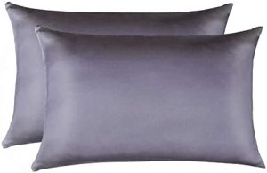 Jocoku Hypoallergenic Easy Clean Silk Pillowcase, 2-Pack