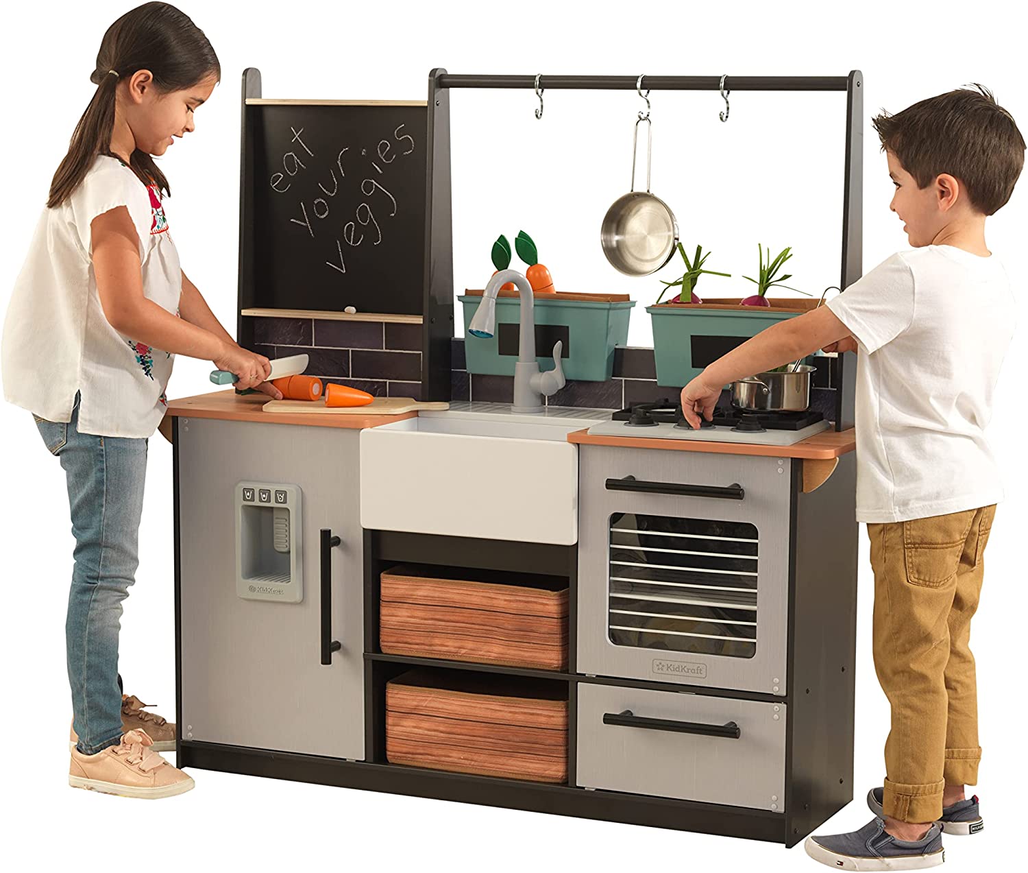 KidKraft Garden-To-Plate Play Kitchen For Kids