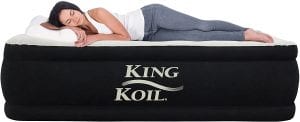 King Koil Elevated Air Mattress & Pump