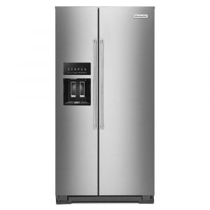 KitchenAid 22.6 Cubic Feet Side By Side Refrigerator, Counter Depth