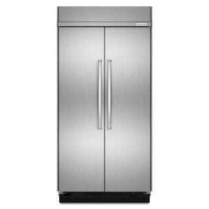KitchenAid 30 Cubic Foot Built-In Side-By-Side Refrigerator With Ice Maker