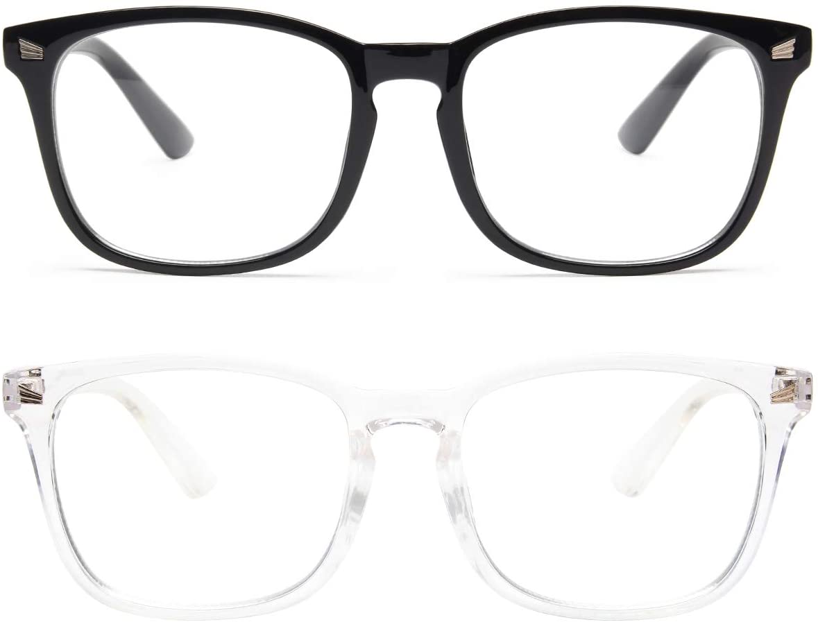 Livho Reduce Eyestrain Glare Reducing Computer Glasses, 2-Pack