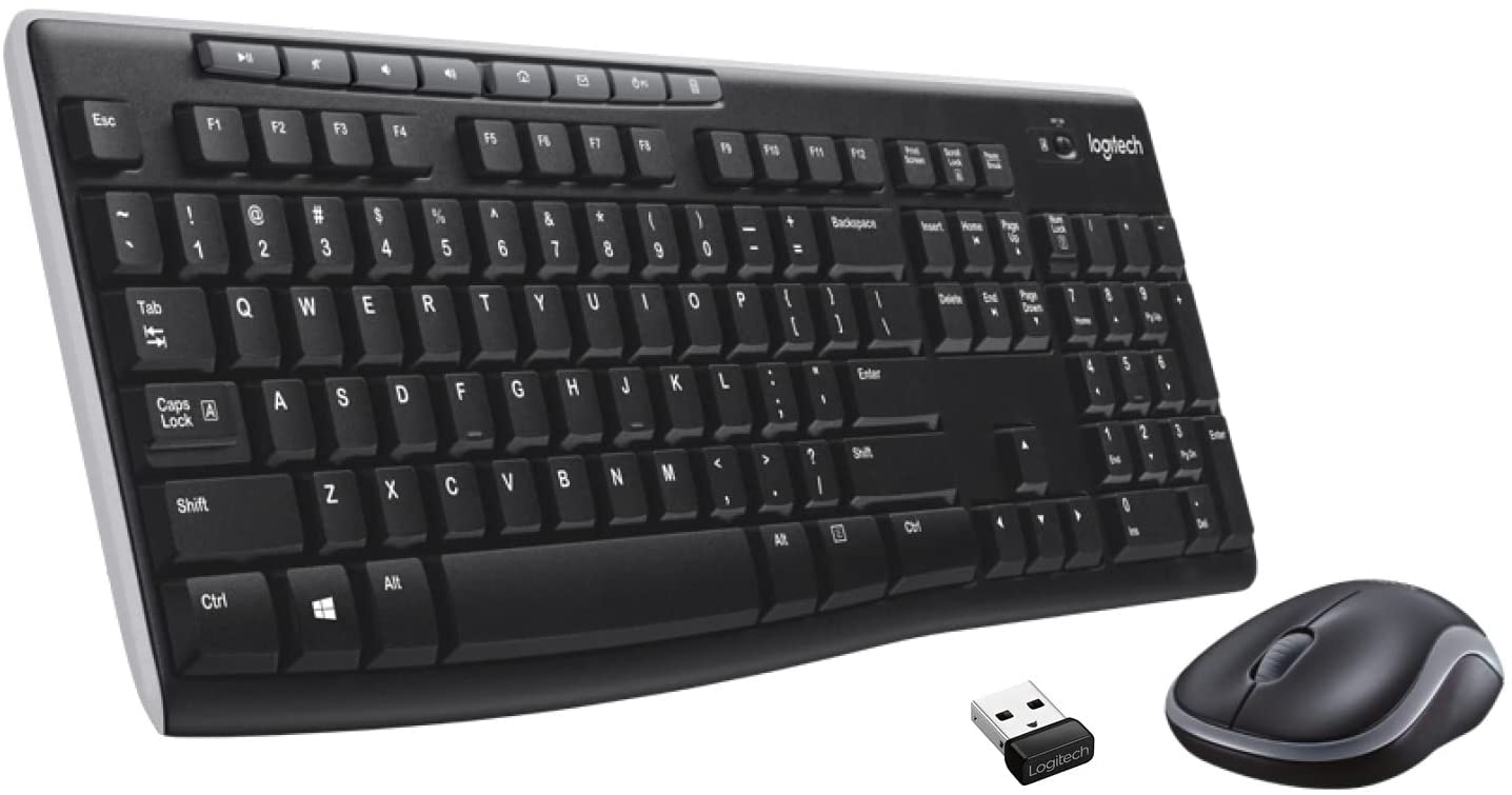 Logitech MK270 Full-Size Spill-Resistant Wireless Keyboard