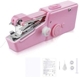 Lyeiaa Mini Handheld Portable Beginner Sewing Machine