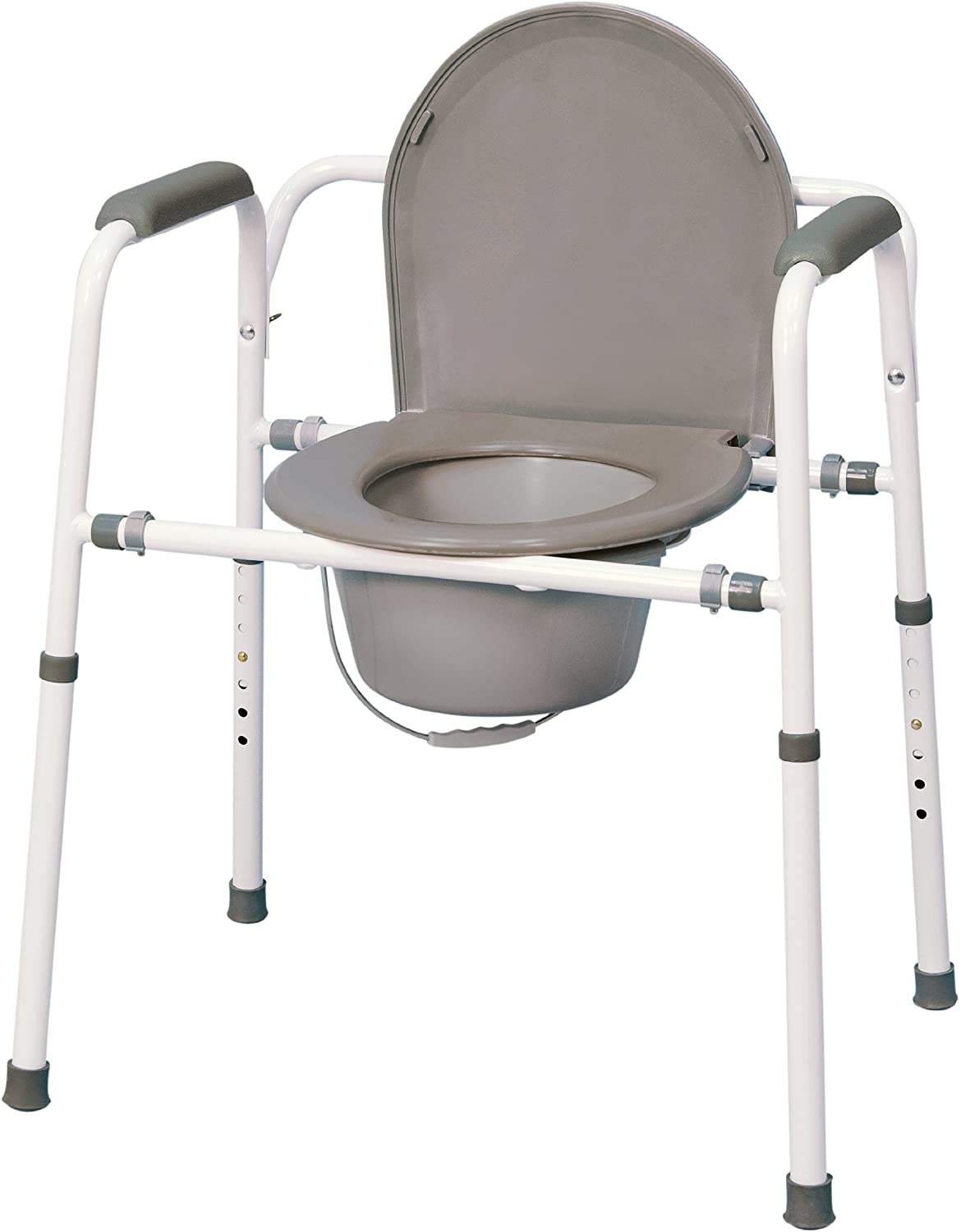 MedPro Homecare Adjustable Bedside Commode Chair