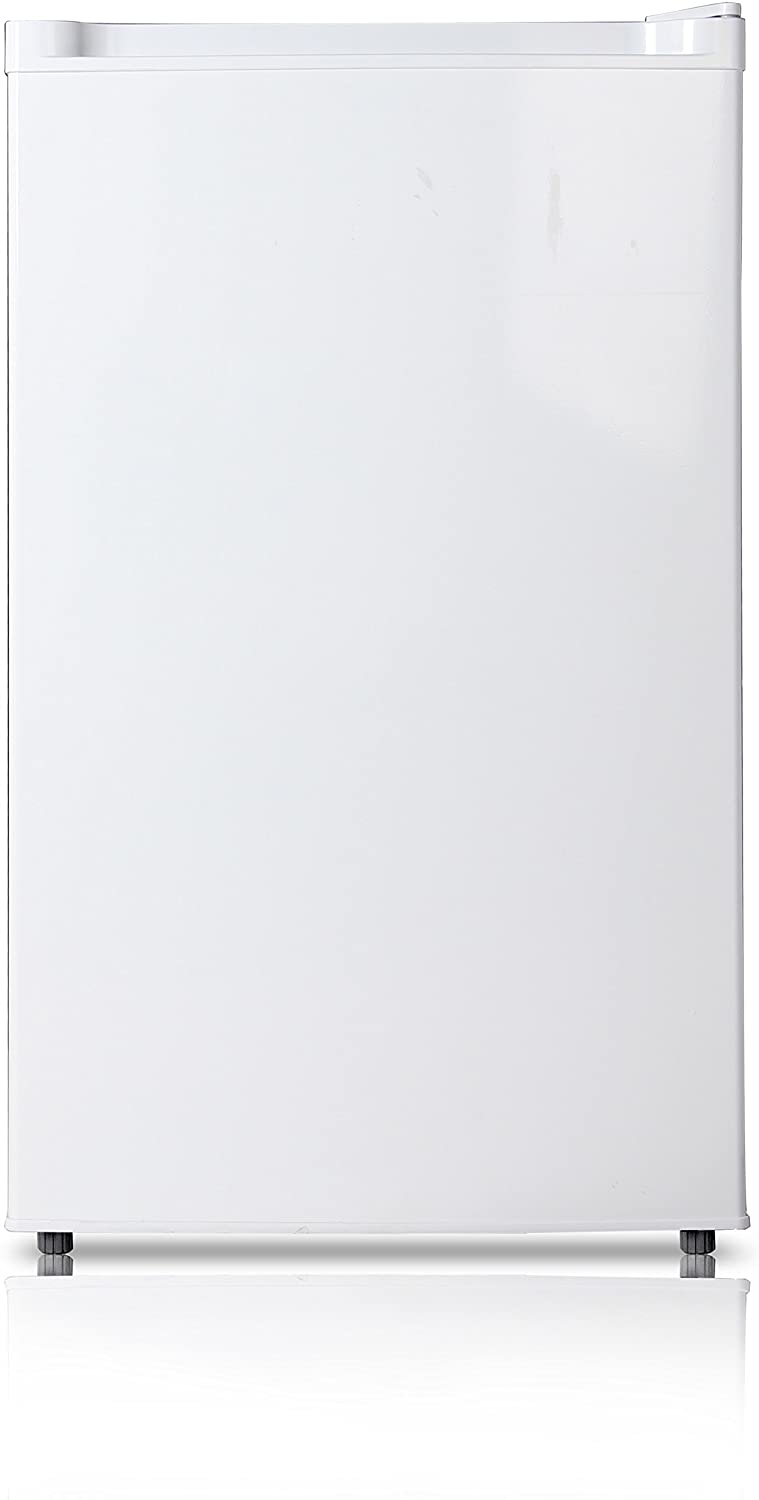 Midea WHS-109FW1 Stainless Steel Upright Mini Freezer, 3.0-Cubic Feet
