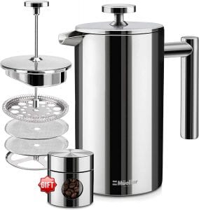 Mueller Double Insulated Stainless Steel French Press