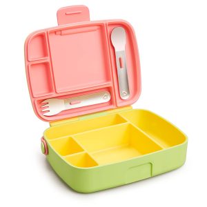 Munchkin Dishwasher Safe Bento Lunchbox For Girls