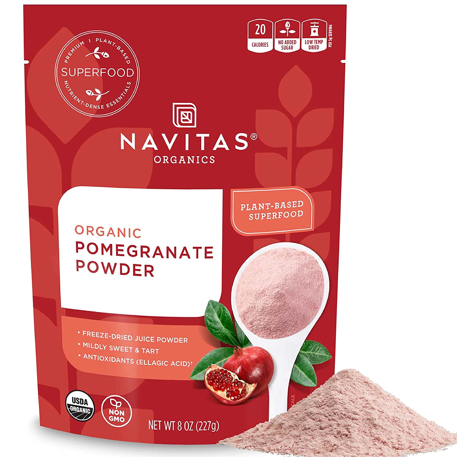 Navitas Organics Plant-Based Pomegranate Powder Juice