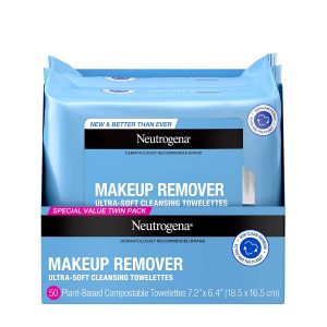 Neutrogena Unscented Makeup Remover Face Wipes, 2-Pack