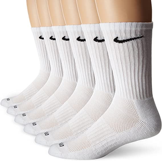 Nike Dri-FIT Crew Training Socks, 6-Pair