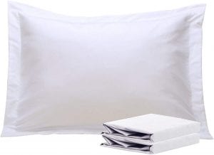 NTBAY Double-Sided Microfiber Pillow Shams, 2-Pack