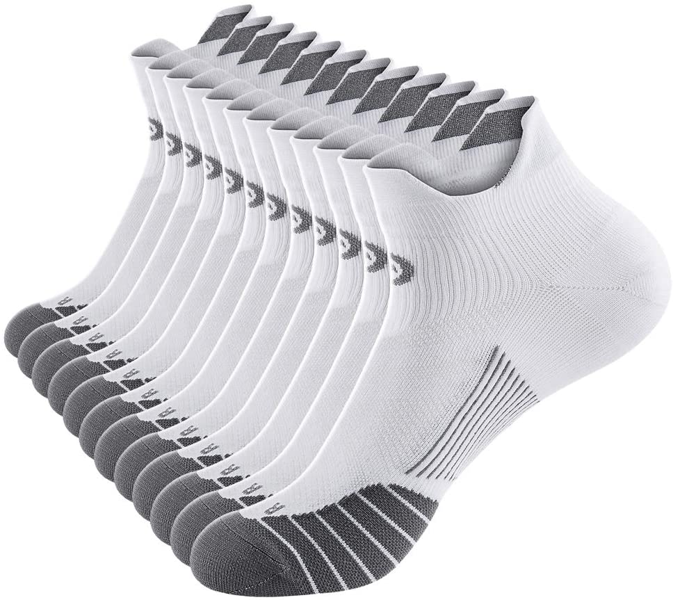 PAPLUS Breathable Sport Compression Socks, 6-Pair