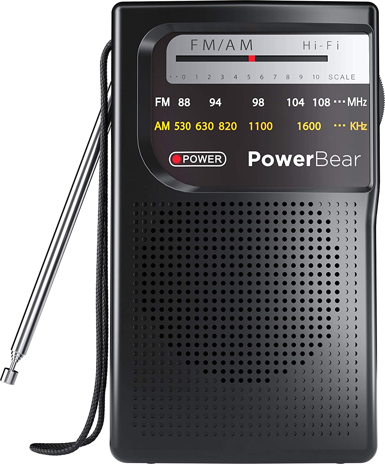 PowerBear Portable AM / FM Radio