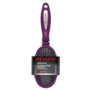 Revlon Rubber Soft Bristled Detangling Hair Brush