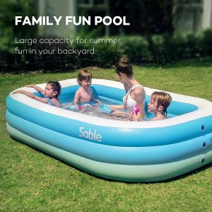 Sable Inflatable Full-Sized Family Kids’ Pool