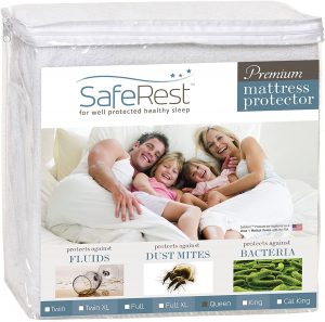 Saferest Hypoallergenic Waterproof Mattress Cover