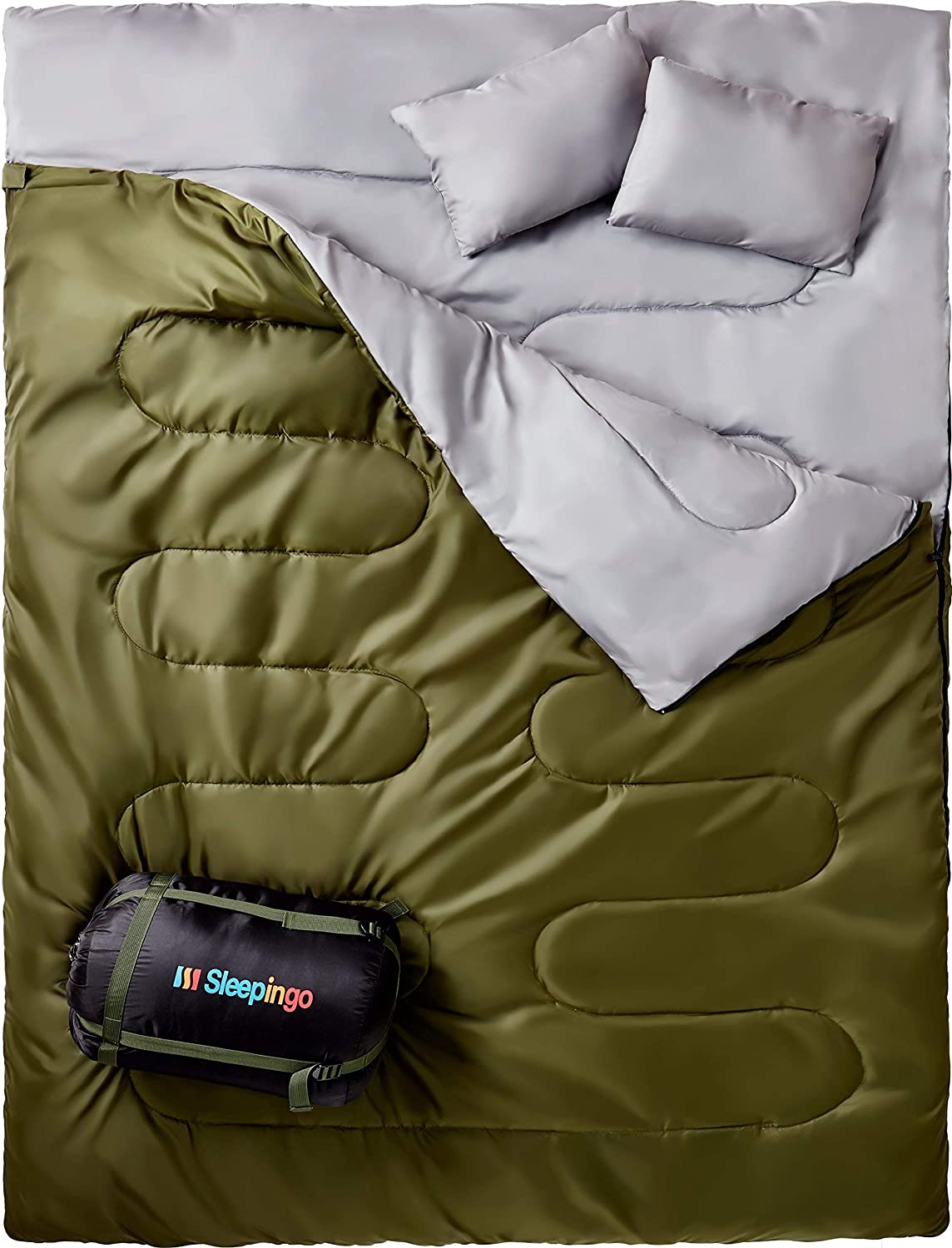 Sleepingo Double Waterproof Sleeping Bags For Adults