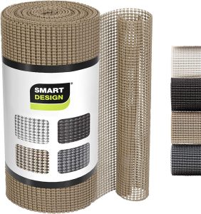 Smart Design Non-Adhesive Classic Grip Shelf Liner, 1×20-Foot