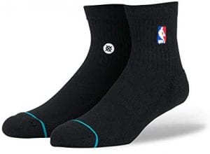 Stance Men’s NBA Logoman QTR Casual Sock