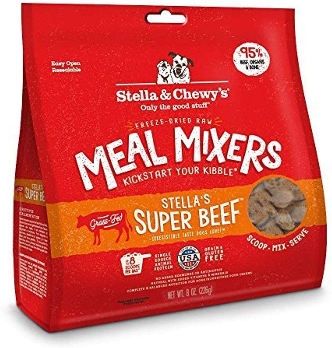Stella & Chewy’s Meal Mixers Gluten-Free Freeze Dried Dog Food Topper