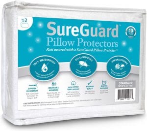 SureGuard Ultra Soft Pillow Protectors, 2-Pack