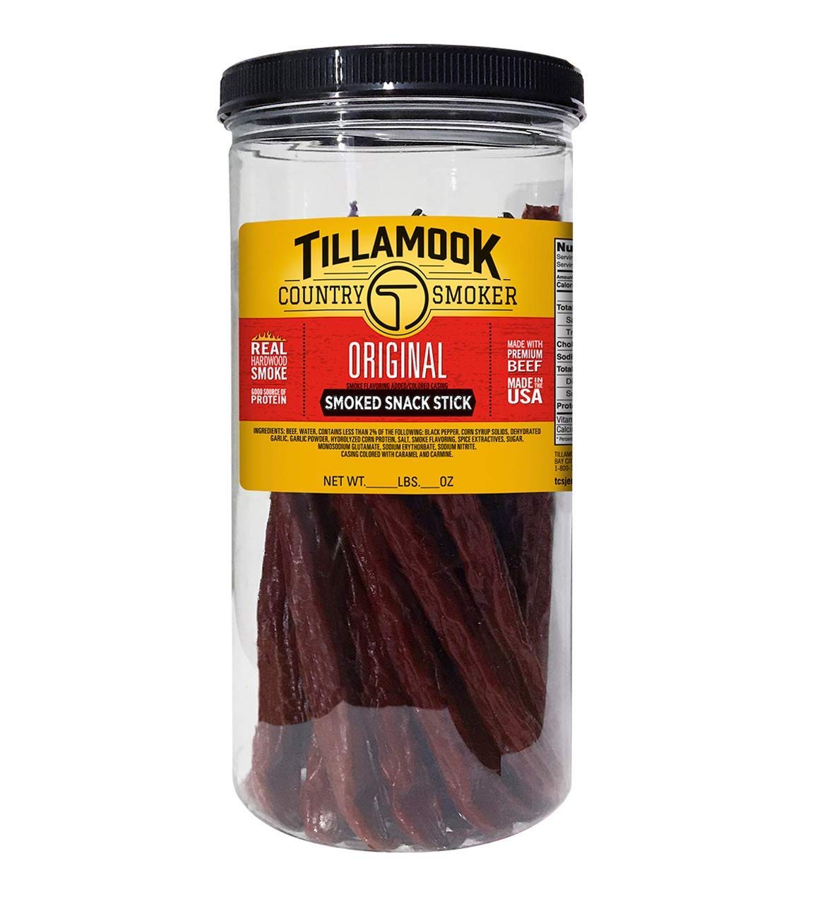 Tillamook Country Old Fashioned Keto-Friendly Smoked Beef Sticks