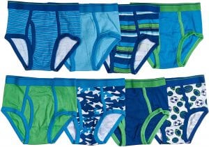 Trimfit Ultra Soft Tagless Boys’ Cotton Underwear, 8-Pack