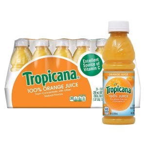 Tropicana Natural Portable Orange Juice, 24-Pack