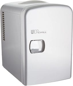 Uber Appliance Thermoelectric Mini Countertop Cooler & Warmer, 6-Can