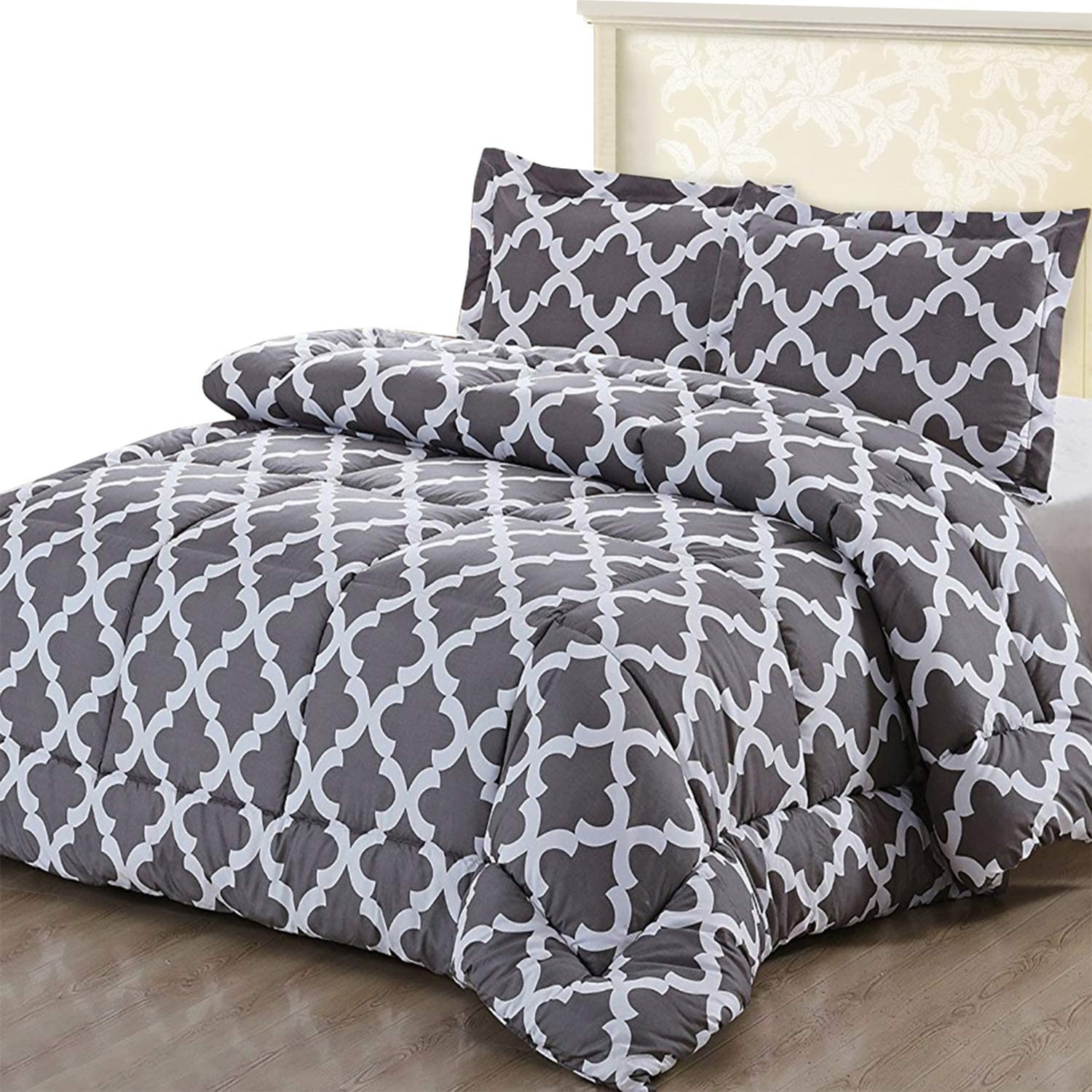 Utopia Bedding Brushed Microfiber King Comforter Set