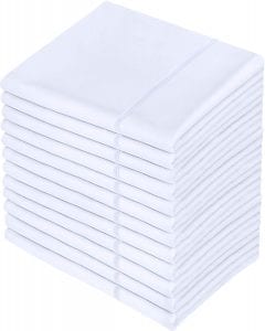 Utopia Bedding Anti-Shrink White Pillowcases, 12-Pack