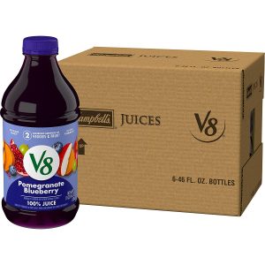 V8 Nutrient-Rich Pomegranate Blueberry Juice, 6-Pack