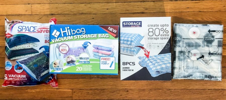 Simple Houseware 5 Pack - Extra Large Vacuum Storage Bags to Space