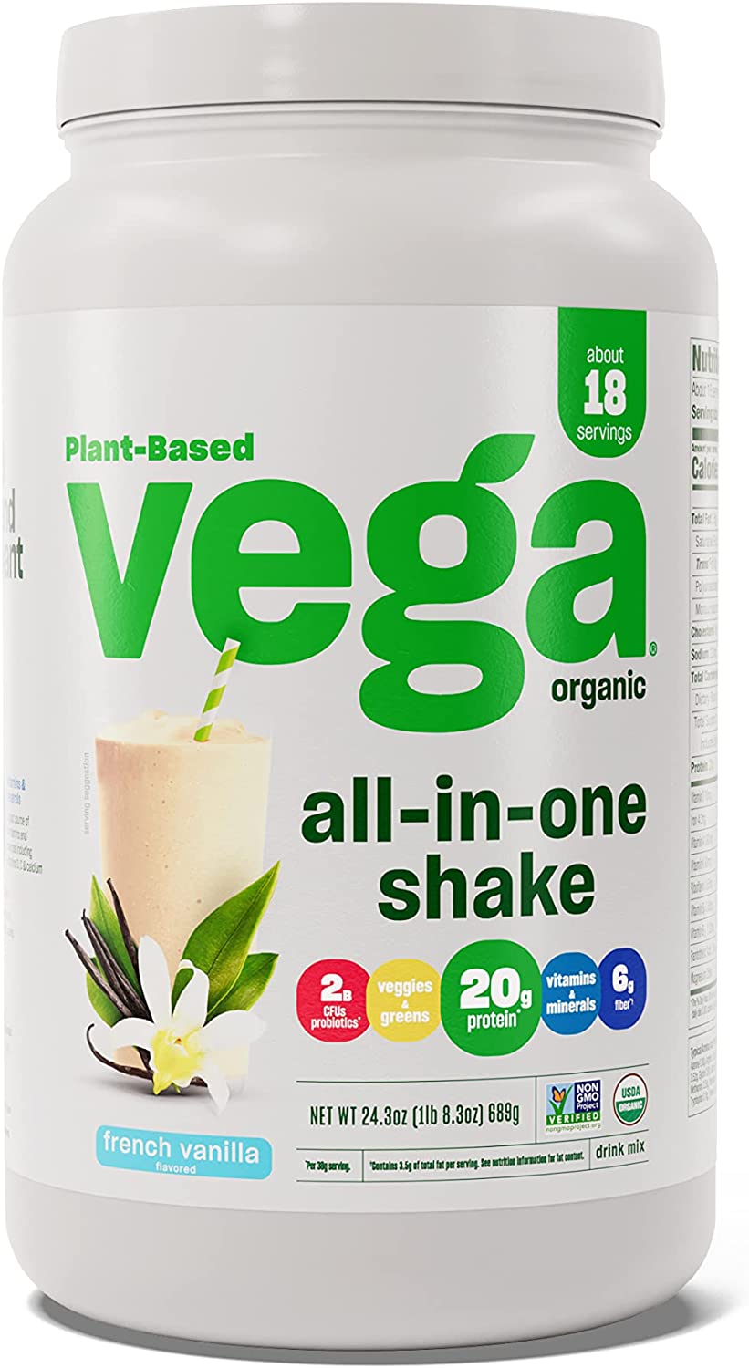 Vega Vitamins & Minerals Protein Shakes, French Vanilla