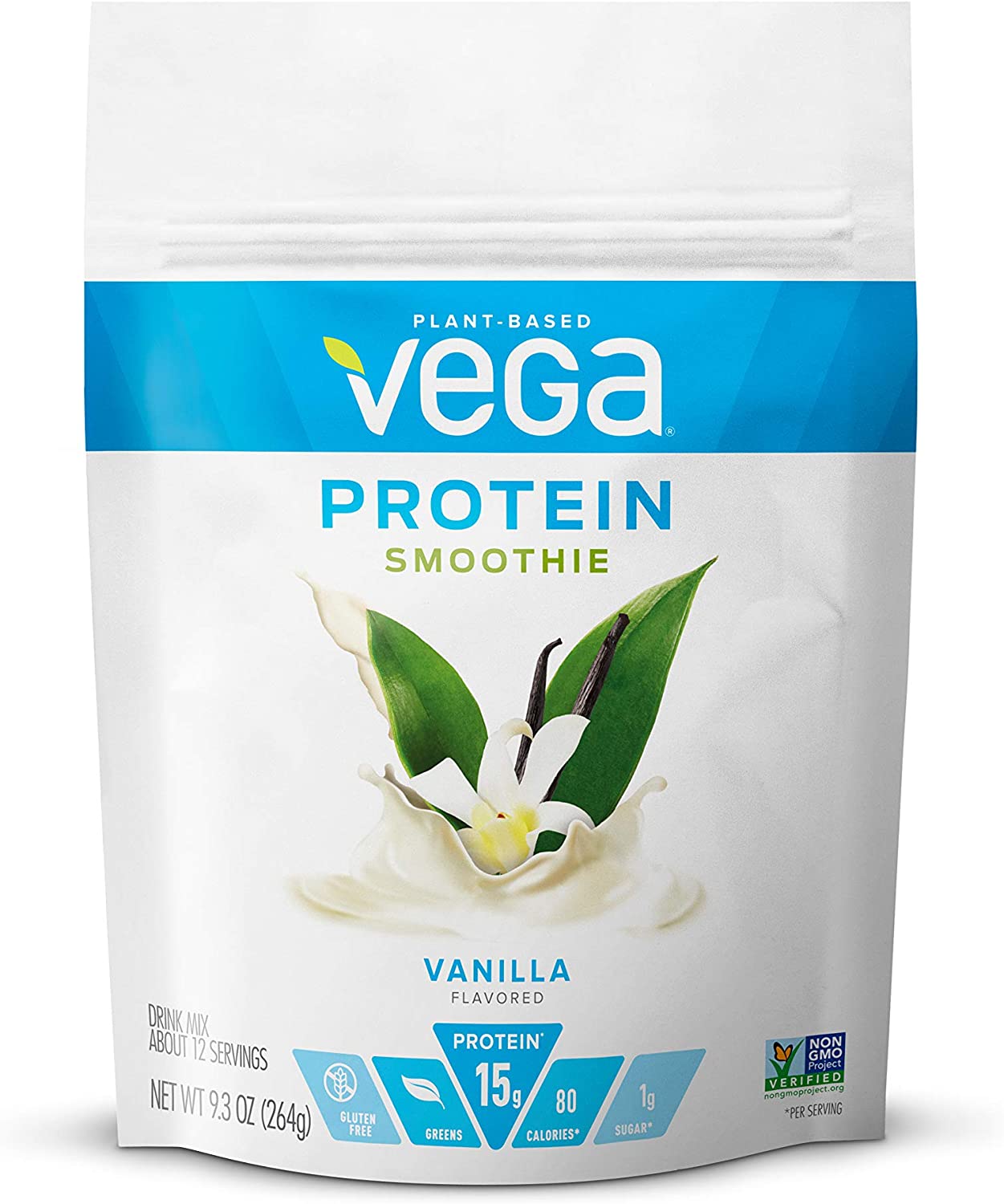 Vega Sport No Added Sugar Gluten-Free Protein Smoothie, Vanilla