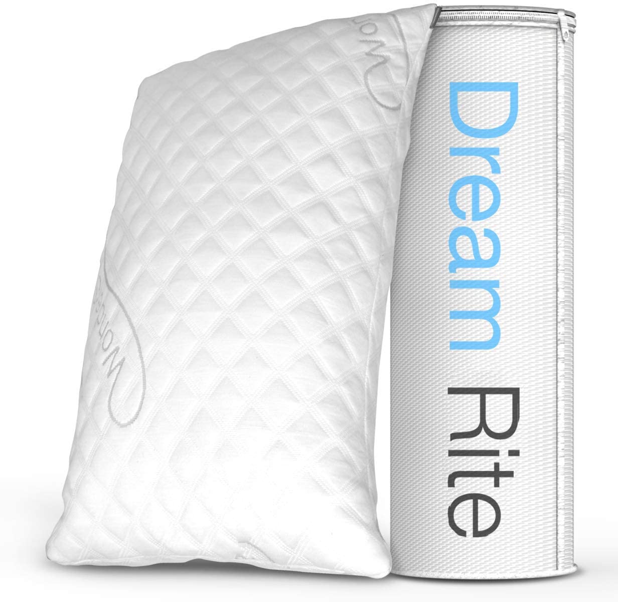 WonderSleep Dream Rite Shredded Hypoallergenic Adjustable Memory Foam Pillow