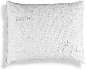 XTreme Comforts Kool-Flow Micro-Vented Bamboo Adjustable Pillow